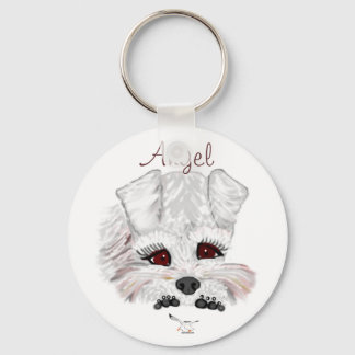Miniature Schnauzer Key Ring