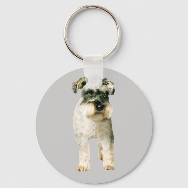 Miniature Schnauzer Keychain (Front)