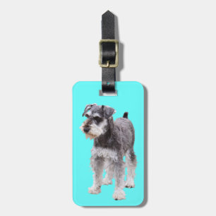 Miniature Schnauzer Luggage Tag