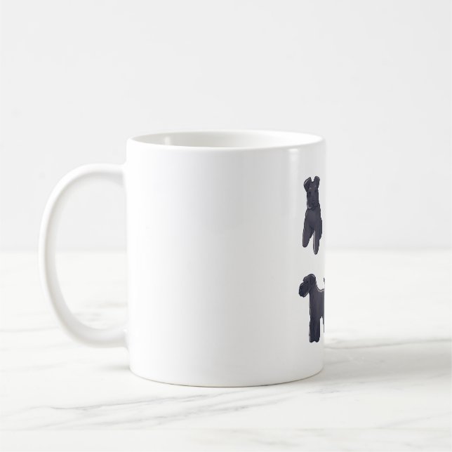Miniature schnauzer Magic Coffee Mug (Left)