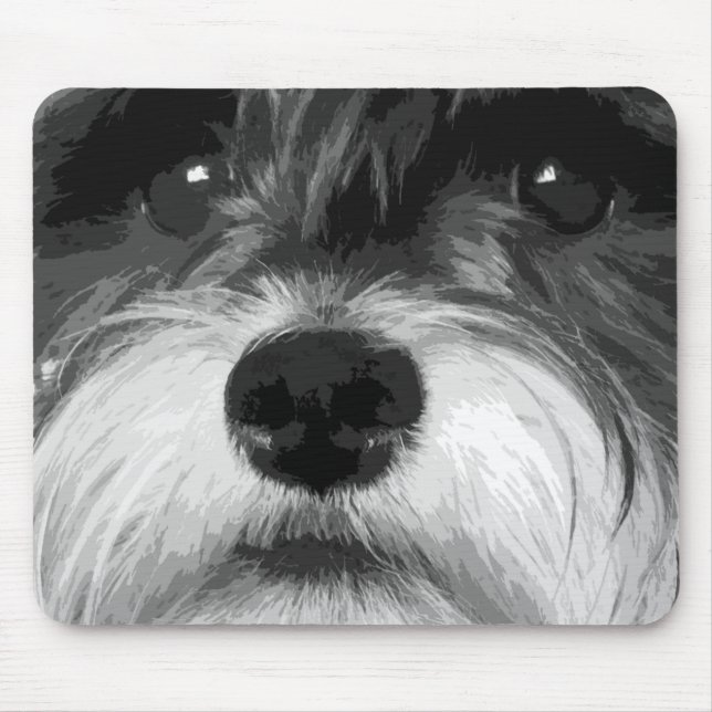 Miniature Schnauzer Mouse Mat (Front)