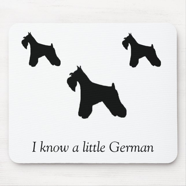 Miniature Schnauzer Mousepad (Front)