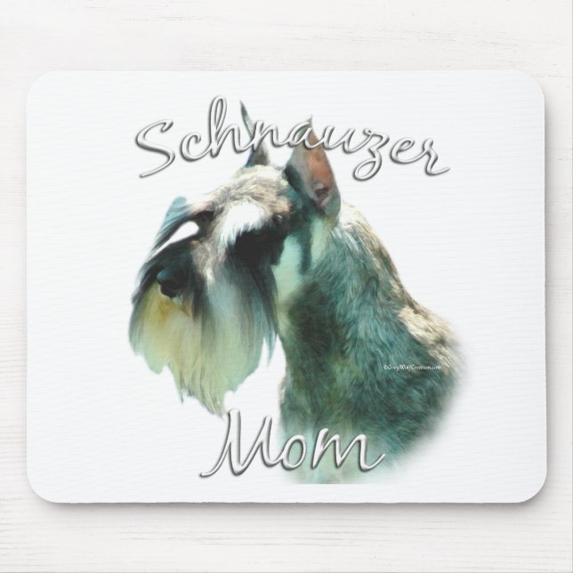 Miniature Schnauzer Mum 2 Mouse Mat (Front)