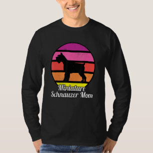 Miniature Schnauzer Mum I Retro Mini Schnauzer T-Shirt