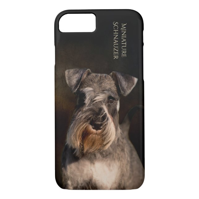 Miniature Schnauzer Phone Case (Back)