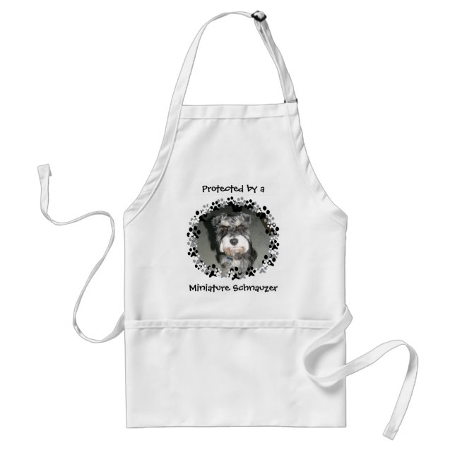 Miniature Schnauzer Photo Standard Apron (Front)