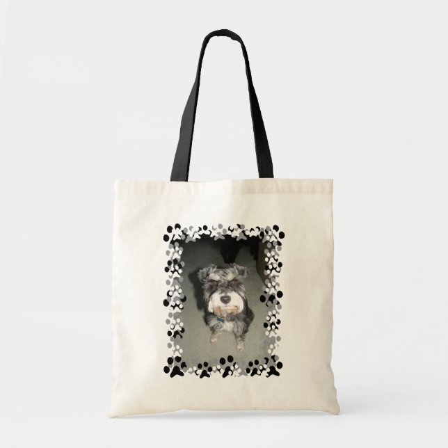 Miniature Schnauzer Photo Tote Bag (Front)