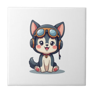 Miniature Schnauzer Puppy (1) Tile