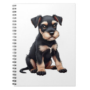 Miniature Schnauzer Puppy (3) Notebook