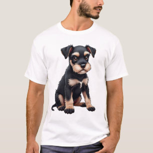 Miniature Schnauzer Puppy  (3) T-Shirt