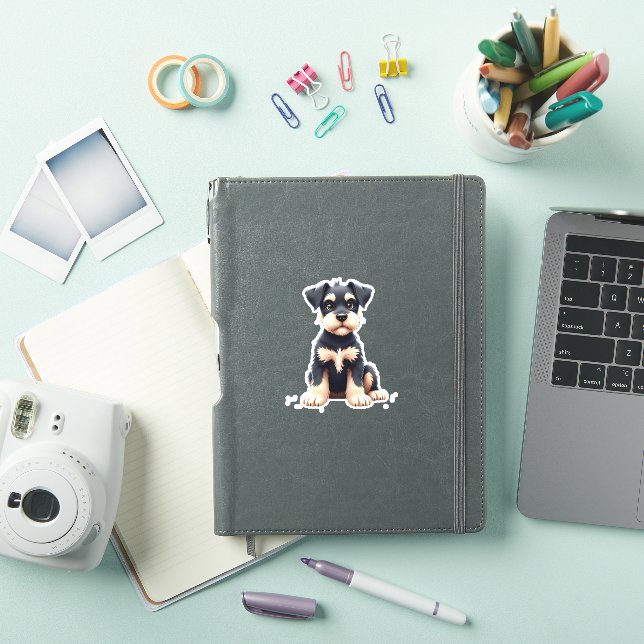 Miniature Schnauzer Puppy  (4) (iPad Cover)