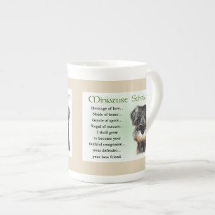 Miniature Schnauzer Puppy Heritage Bone China Mug