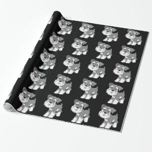 Miniature Schnauzer Puppy Wrapping Paper