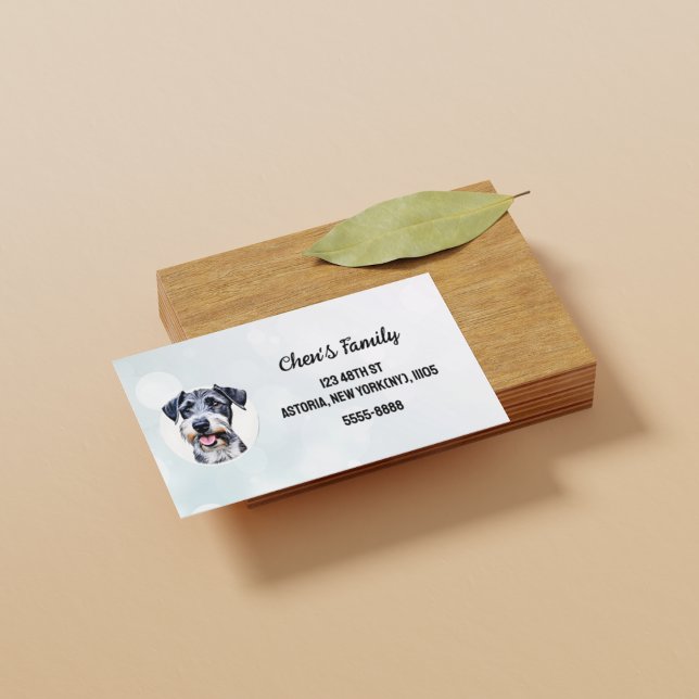 Miniature Schnauzer Return Address Label (Creator Uploaded)