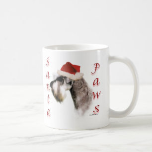 Miniature Schnauzer Santa Paws Coffee Mug