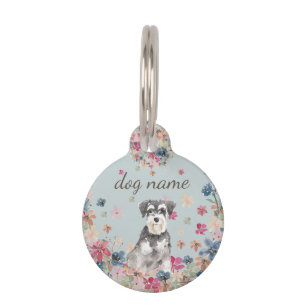 Miniature Schnauzer Small Sized Dog Pet Tag