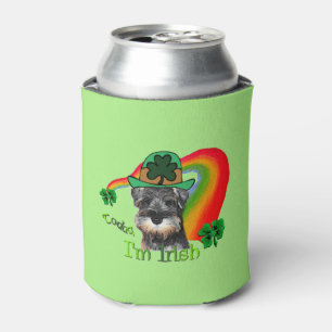Miniature Schnauzer St Patricks Can Cooler