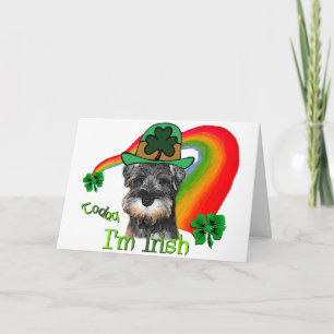 Miniature Schnauzer St Patricks Card