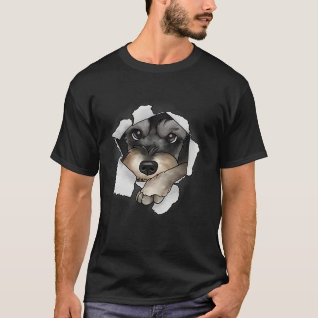 Miniature Schnauzer T-Shirt (Front)
