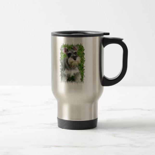 Miniature Schnauzer Travel Mug (Right)