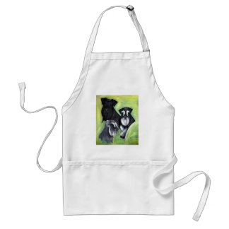 Miniature schnauzers standard apron