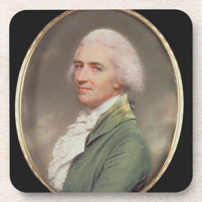 Miniature Self Portrait Coaster (Front)