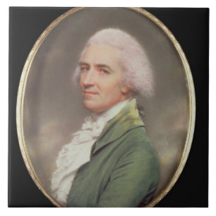 Miniature Self Portrait Tile