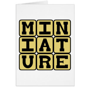 Miniature, Tiny Collectable