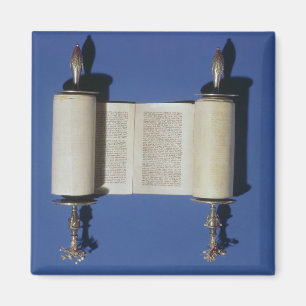 Miniature Torah Scroll, 1765 Magnet