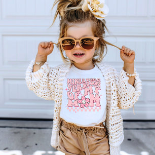 Miniature Version Of My Mum Cute Pink Flower  T-Shirt