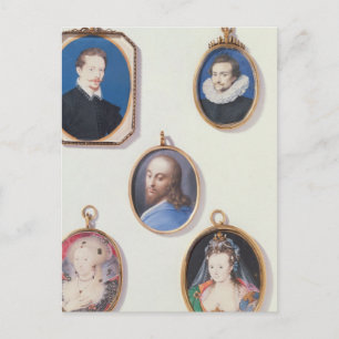 Miniatures. from LtoR, TtoB: Sir Arundel Talbot; U Postcard