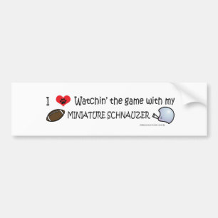 MINIATURESCHNAUZER BUMPER STICKER