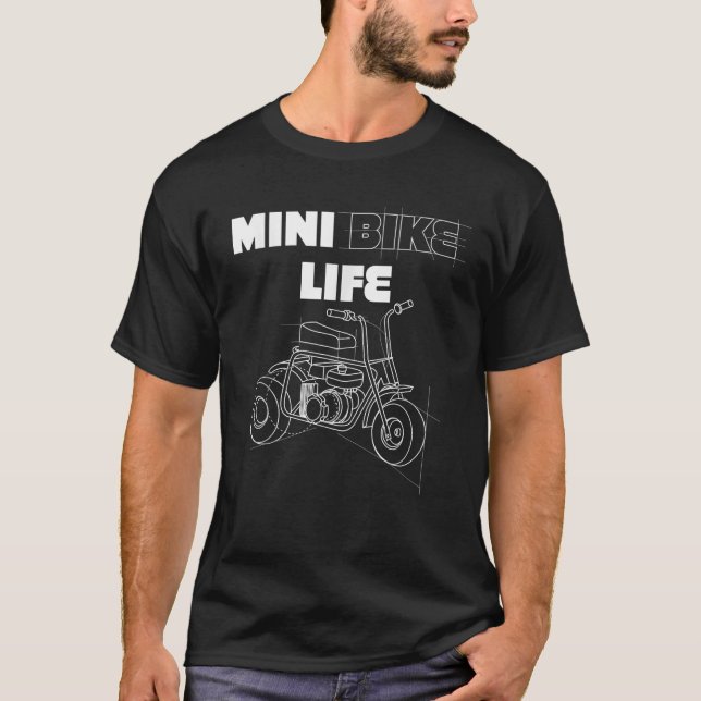 Minibike Mini Motorbike Funny Pocket Bike  T-Shirt (Front)