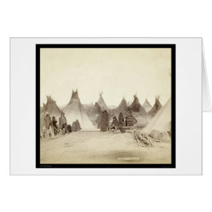 Miniconjou Indian Tipi Camp SD 1891