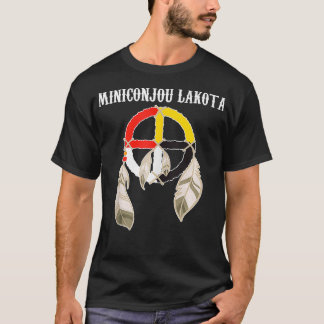 Miniconjou Lakota Sioux South Dakota Medicine Whee T-Shirt