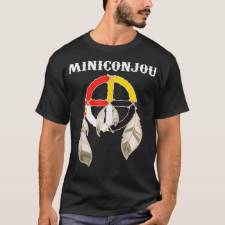 Miniconjou Lakota Sioux South Dakota Medicine Whee T-Shirt