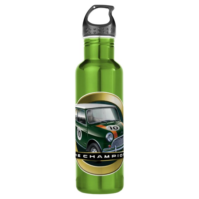 MiniCooper S green 710 Ml Water Bottle (Front)