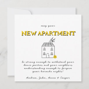 MINIIMALIST  Congrats On Your New Apartment Holiday Card