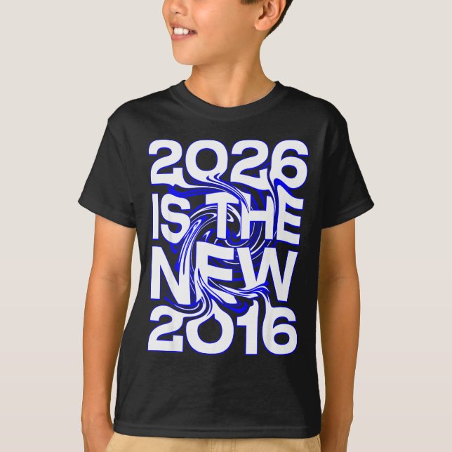 Minimal 2026 New 2016 Retro Future T-Shirt (Front)