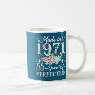 Minimal 55 Year Old Made 1971 Coffee Mug