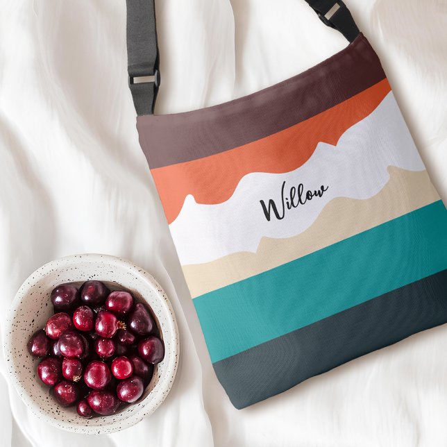 Minimal Abstract Cute Simple Colorblocked Crossbody Bag (Creator Uploaded)