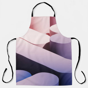 Minimal abstract mockup background. Blue and pink Apron