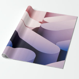 Minimal abstract mockup background. Blue and pink Wrapping Paper