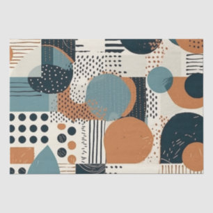 Minimal Abstract Seamless Pattern - Geometric (14) Tissue Paper