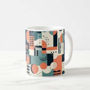 Minimal Abstract Seamless Pattern - Geometric (1) Coffee Mug