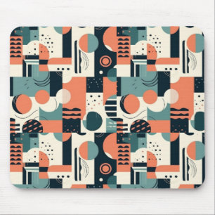 Minimal Abstract Seamless Pattern - Geometric (1) Mouse Mat