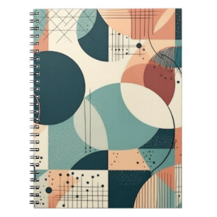 Minimal Abstract Seamless Pattern - Geometric (2) Notebook