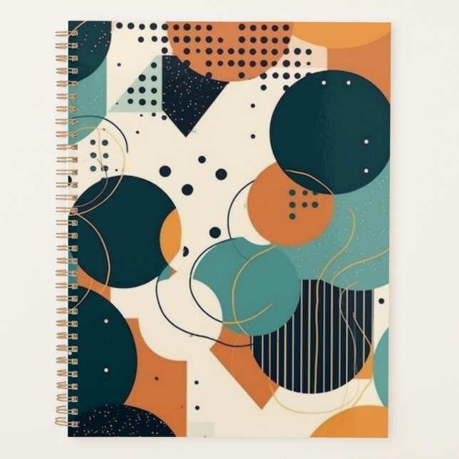 Minimal Abstract Seamless Pattern - Geometric (3) Planner (Front)