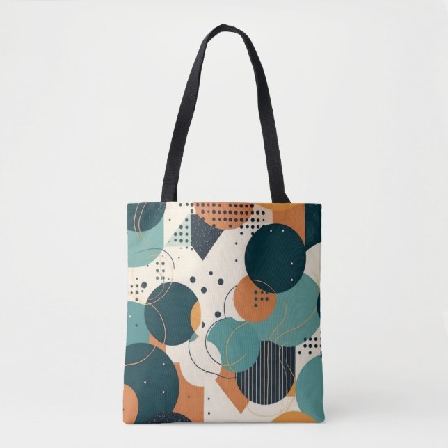 Minimal Abstract Seamless Pattern - Geometric (3) Tote Bag (Front)