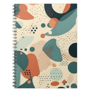 Minimal Abstract Seamless Pattern - Geometric (5) Notebook